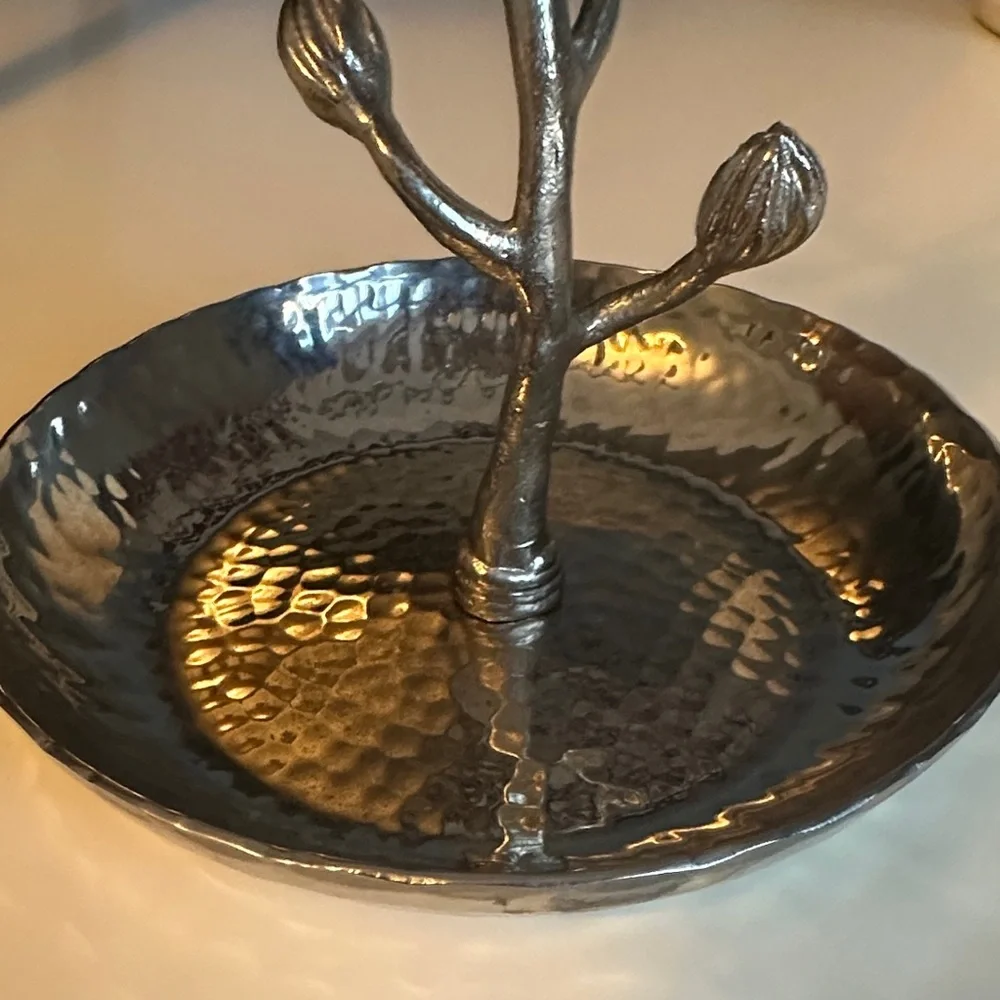 Michael Aram white orchid ring dish